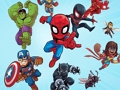 Permainan Memori Superheroes Marvel  talian