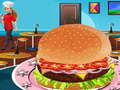 Permainan Menghias Hamburger  talian