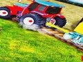 Permainan Traktor berat menarik kereta api talian