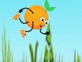 Permainan Encik. Lompat Flappy Jingga  talian