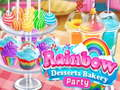 Permainan Pesta Bakery Pencuci mulut Rainbow talian