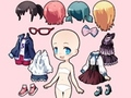 Permainan Anak Patung Puteri Anime Chibi  talian