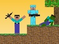 Permainan Noob vs Pro: Zombie Apokalips talian