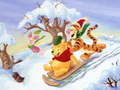 Permainan Teka-teki Jigsaw Krismas Winnie the Pooh 2  talian