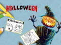 Permainan Buku Mewarna Halloween  talian
