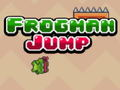 Permainan Frogman melompat talian