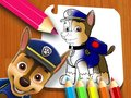 Permainan Paw Patrol: Buku Mewarna  talian