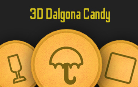 Permainan Gula-gula Dalgona 3D  talian