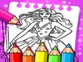 Permainan Buku Mewarna Barbie  talian