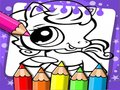 Permainan Buku Mewarna Littlest Pet Shop  talian