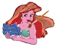 Permainan 4GameGround Mewarnai Little Mermaid  talian