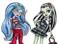 Permainan Buku Mewarna untuk Monster High  talian