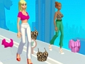 Permainan Ratu catwalk pertempuran fesyen talian
