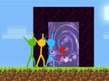 Permainan Stickman Parkour Skyland talian