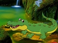 Permainan Air Terjun Buaya Melarikan Diri Hutan  talian