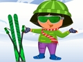 Permainan Berdandan Ski Dora  talian