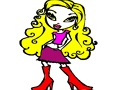 Permainan Mewarna Bratz Mudah  talian