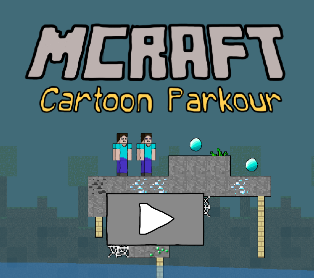 Permainan Parkour Kartun Mcraft  talian