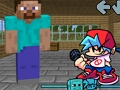 Permainan Friday Night Funkin' VS Steve dari Minecraft  talian