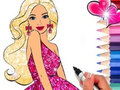 Permainan Buku Mewarna: Barbie  talian