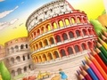 Permainan Buku Mewarna: Colosseum Rom  talian