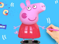 Permainan Buku Mewarna: Peppa Pig  talian