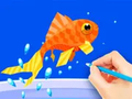 Permainan Buku Mewarna: Ikan  talian
