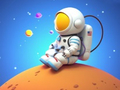 Permainan Buku Mewarna: Spaceman Duduk  talian
