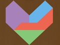 Permainan Teka-teki Tangram Kayu  talian