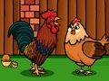 Permainan Menyelamatkan Keluarga ayam jantan  talian