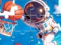 Permainan Jigsaw Puzzle: Bola Keranjang Angkasa  talian