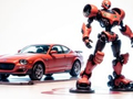 Permainan Buku Mewarna: Robot Dan Kereta  talian