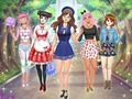 Permainan Tampil Anime Sekolah Menengah talian