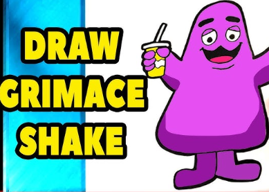 Permainan Grimace Shake: Lukis dan Padam  talian