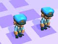 Permainan Pertembungan Polis 3D  talian