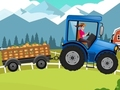 Permainan Penghantaran dengan Traktor talian