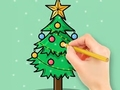 Permainan Buku Mewarna: Pokok Krismas  talian