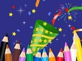 Permainan Buku Mewarna: Selamat Tahun Baru  talian