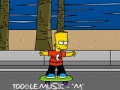 Permainan Bart Simpson Skateboarding  talian