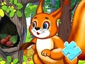 Permainan Jigsaw Puzzle: Tupai Sembunyikan Makanan  talian