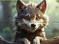 Permainan Jigsaw Puzzle: Serigala Tersenyum  talian