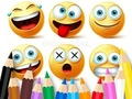 Permainan Buku Mewarna: Emoji Lucu  talian