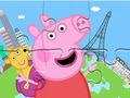 Permainan Jigsaw Puzzle: Pengembaraan Dunia Peppa Pig  talian