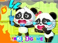 Permainan Jigsaw Puzzle: Bunga Api Panda Bayi  talian