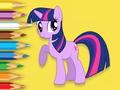 Permainan Buku Mewarna: Little Pony  talian