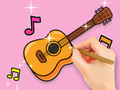 Permainan Buku Mewarna: Gitar Bintang  talian