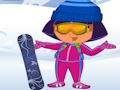 Permainan Pakaian Musim Sejuk Ski Dora  talian