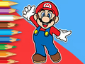Permainan Buku Mewarna: Mario Happy Skating  talian