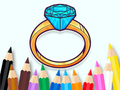 Permainan Buku Mewarna: Cincin Batu Permata  talian