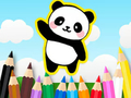 Permainan Buku Mewarna: Panda Comel  talian